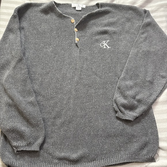 Calvin Klein Other - VTG90s Calvin Klein Jeans Mens XL Distressed Crewneck Sweater Men's Size XL READ